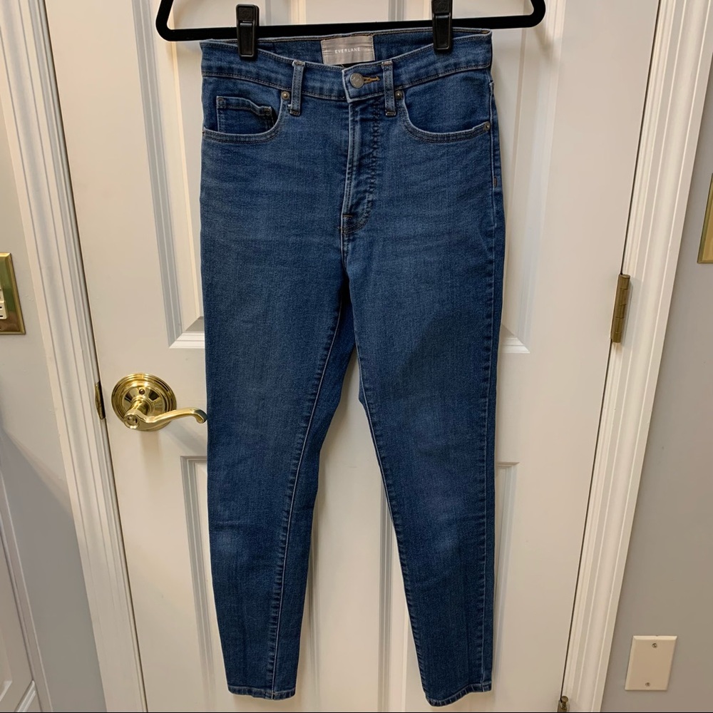 Everlane high rise skinny jeans